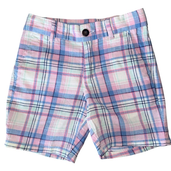Janie and Jack plaid shorts size 4T with adjustable waist - Picture 1 of 3